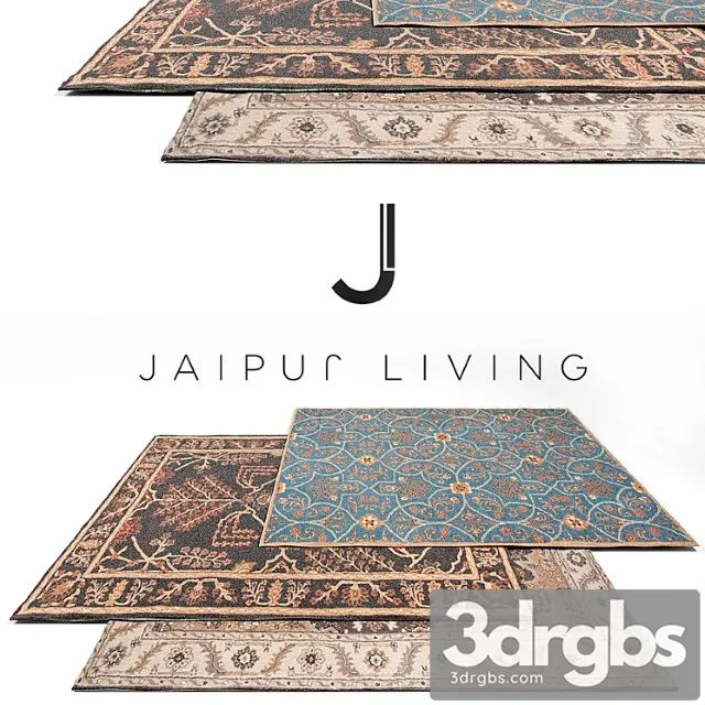 Jaipur Living Classic Rug Set 10 3D Model Free