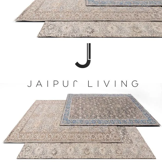 Jaipur Living Classic Rug Set 7 3D Model