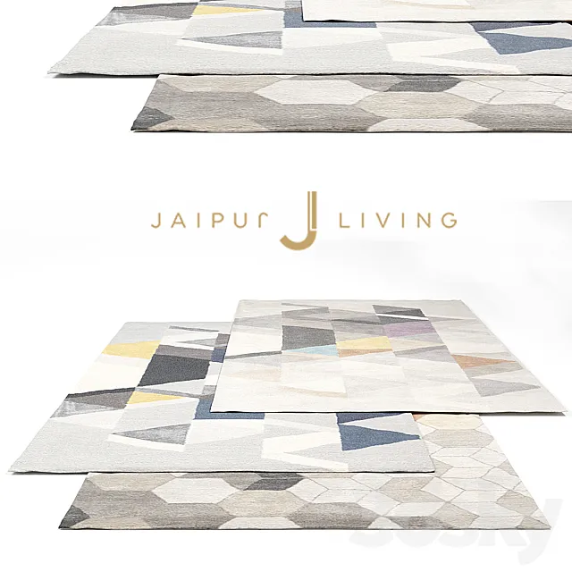 Jaipur living New Rug Set 2 3D Model