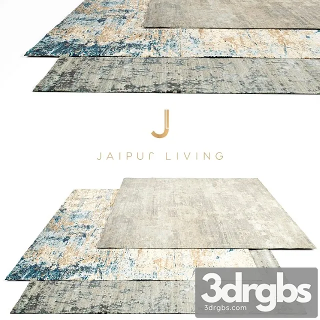 Jaipur living rug set 1 3D Model Free