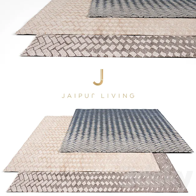 Jaipur Living Rug Set 11 3D Model