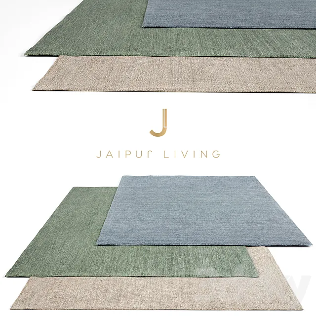 Jaipur Living Rug Set 14 3D Model