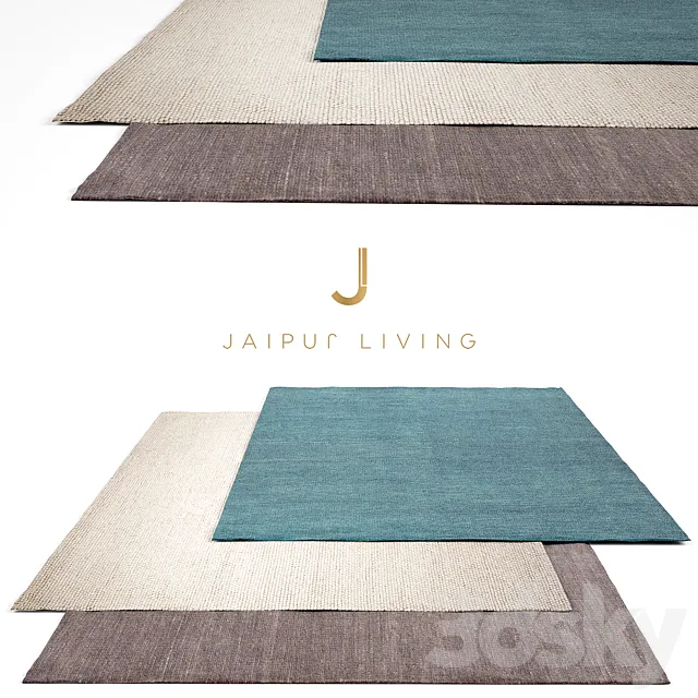 Jaipur Living Rug Set 15 3D Model