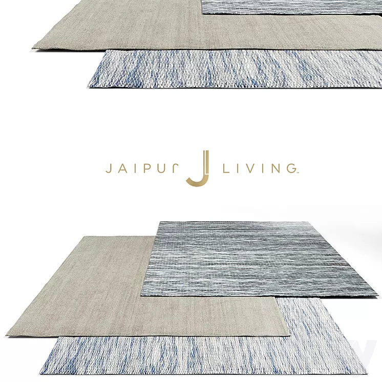 Jaipur Living Solid Rug Set 1 3D Model