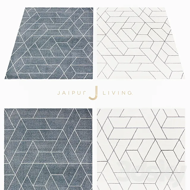 Jaipur Titan Rug From Jada Collection 3D Model