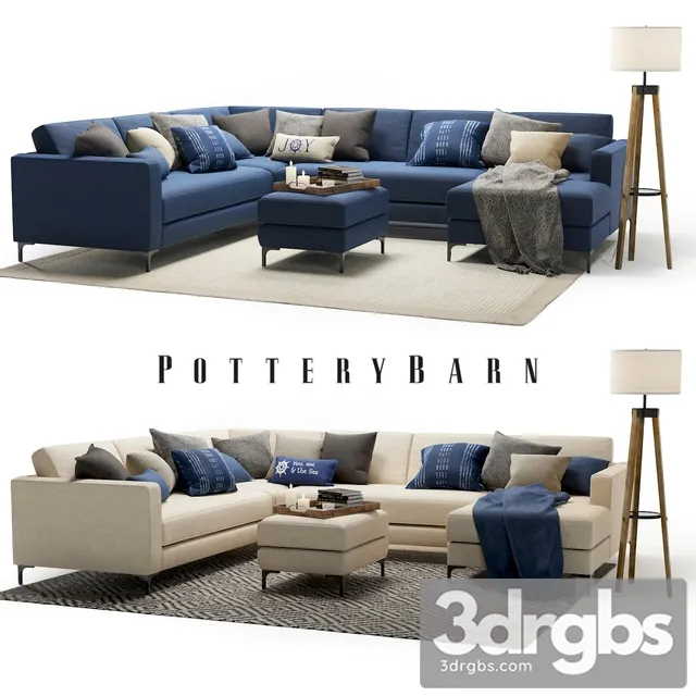 Jake Potterybarn Set 3D Model Free