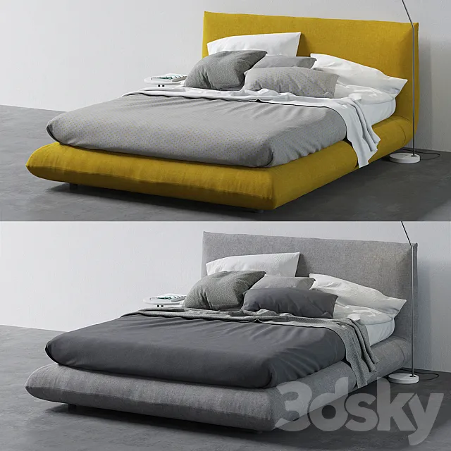 Jalis bed interlübke 3D Model