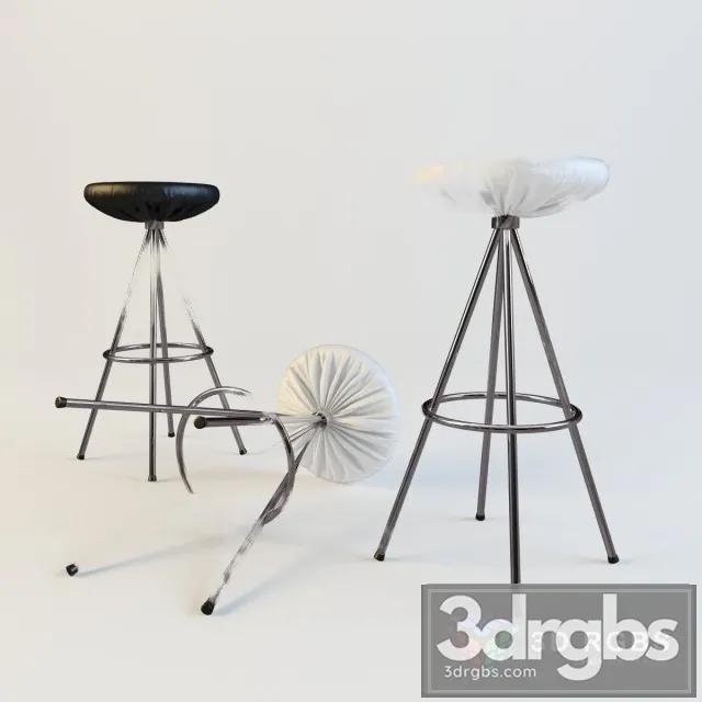 Jamaica Aluminium Counter Stool 3D Model Free