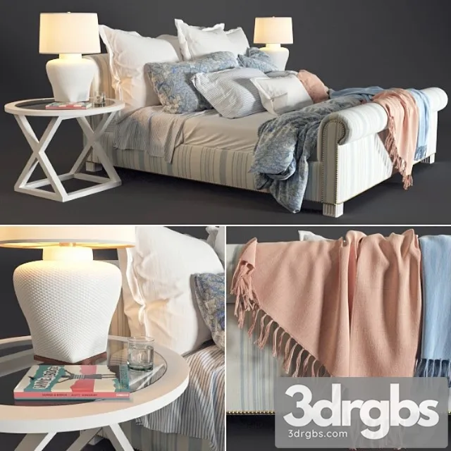 Jamaica bed ralph lauren (vray ggx) 2 3D Model Free