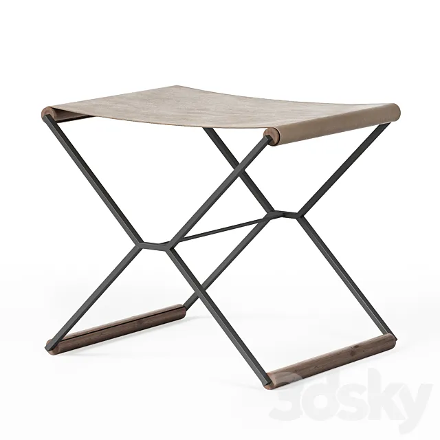 James Stool_Folding chair 3D Model