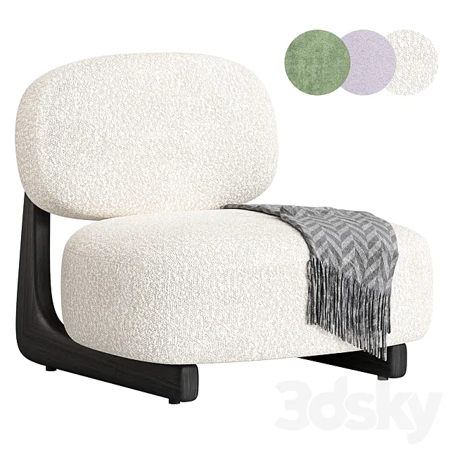 Jamie chair by Siene Home 3D Model