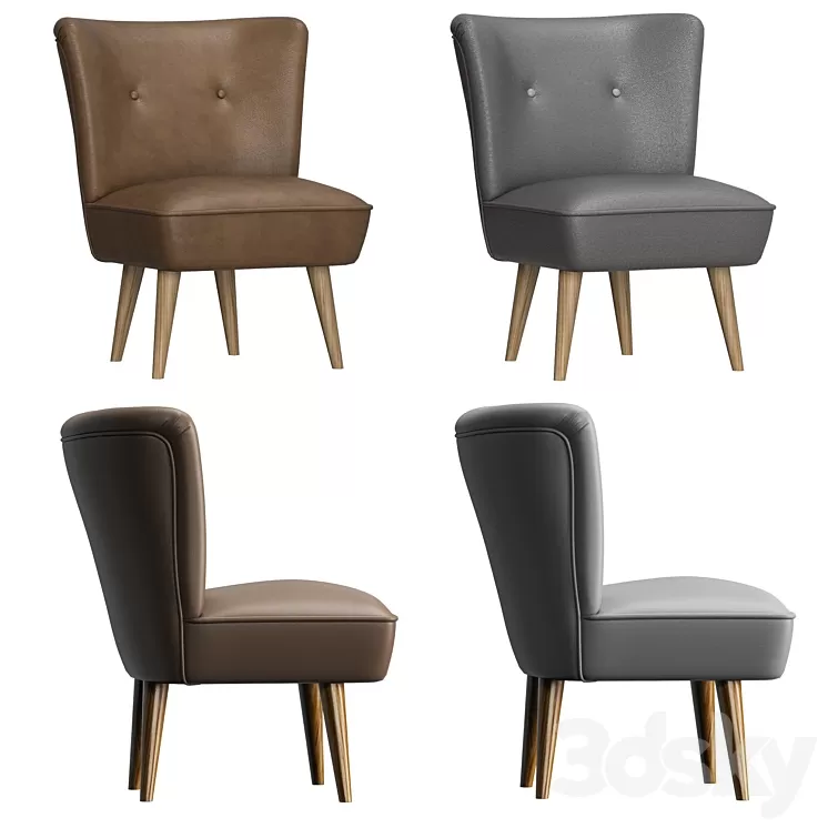 JAMNI Chalet armchair 3D Model