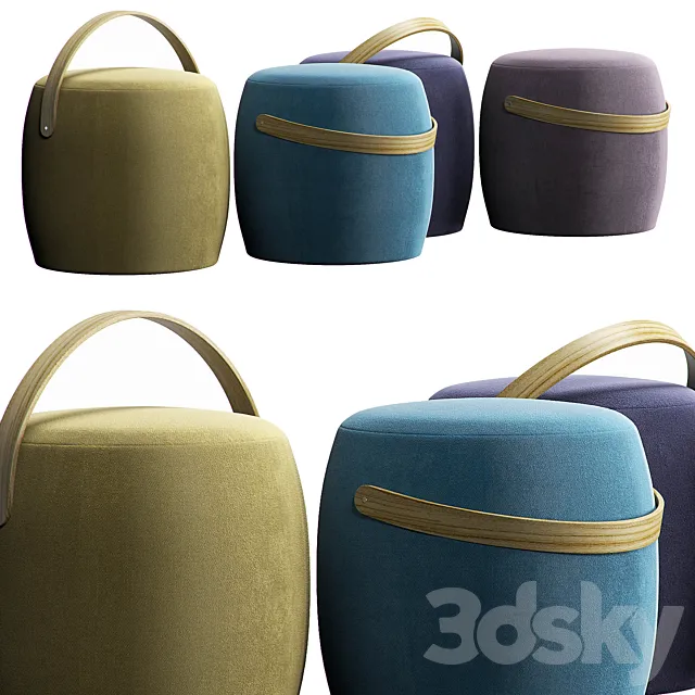 JAMNI Pouffe Bomb 3DModel