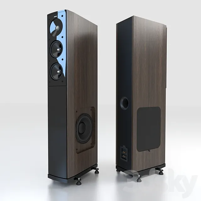 Jamo S606 speakers 3DModel