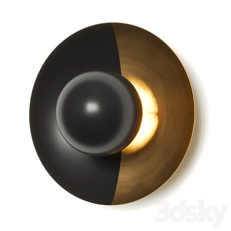 Jan Garncarek Metropolis Noir Sconce 3D Model Free