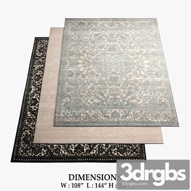 Jan kath rugs 478 3D Model Free