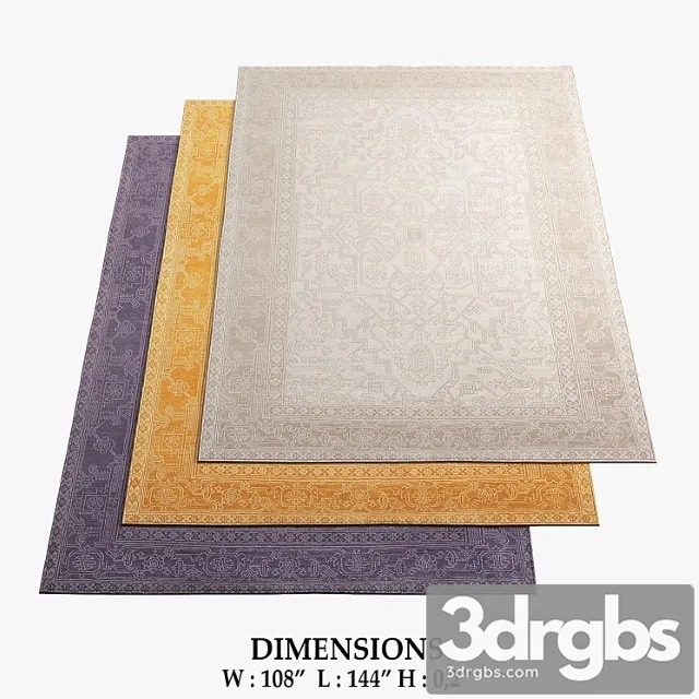 Jan kath rugs 627 3D Model Free
