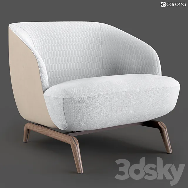 JANET | Armchair By Giorgetti 3DModel