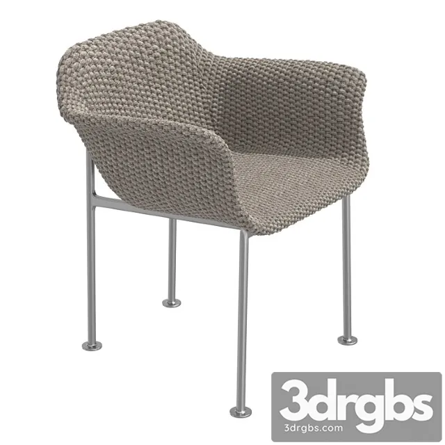 Janus et cie gina chair with armrests 2 3D Model Free