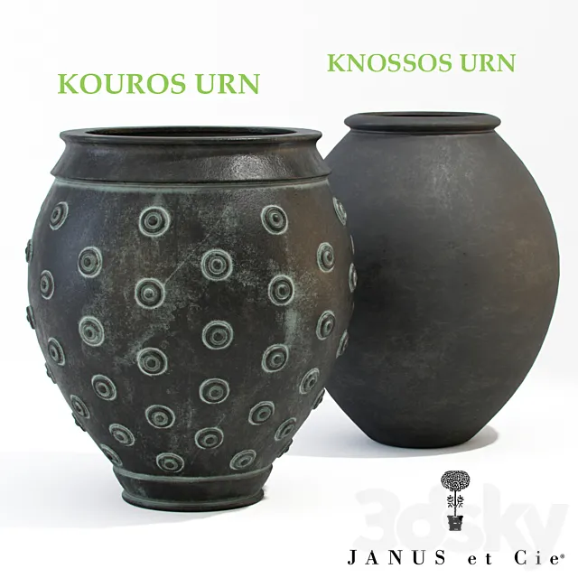 JANUS et Cie Urns 3DModel