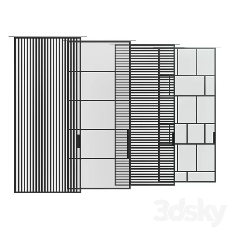 JAP_door_slides 3D Model
