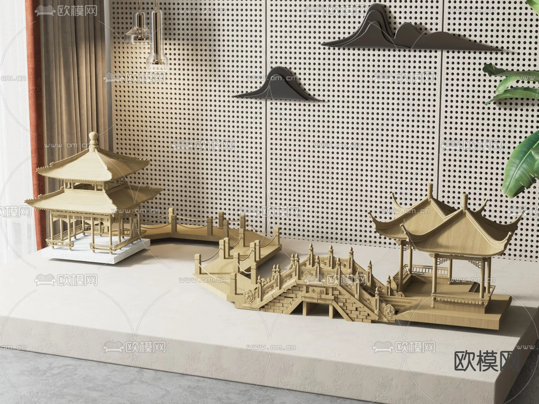 JAPAN GARDEN DECOR 3D MODEL - 005