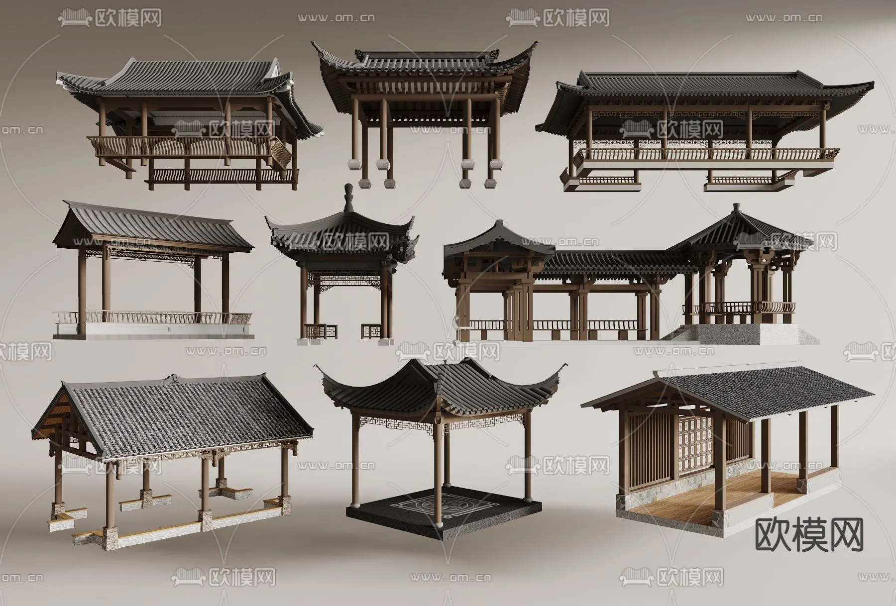 JAPAN GARDEN DECOR 3D MODEL - 028
