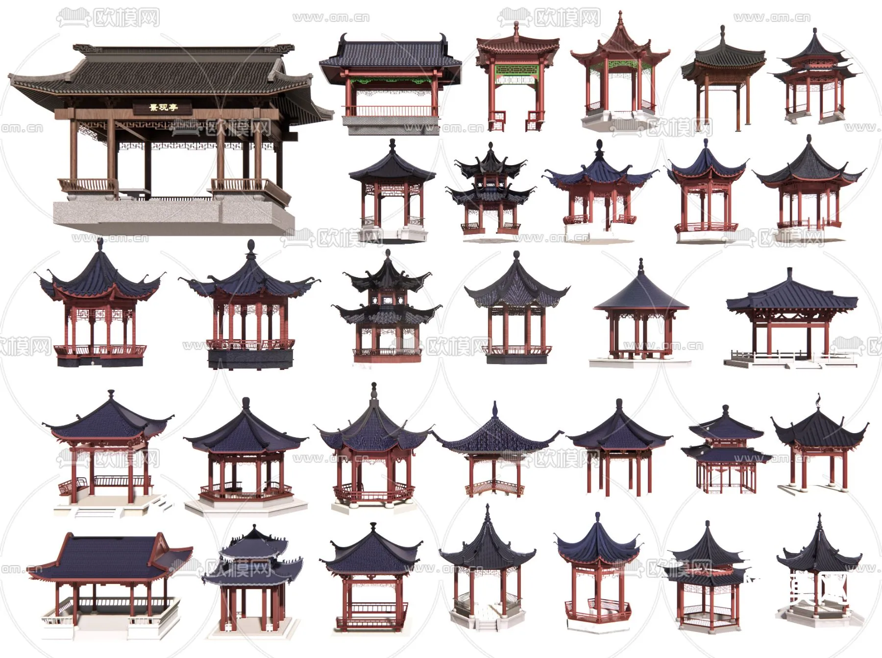 JAPAN GARDEN DECOR 3D MODEL - 032