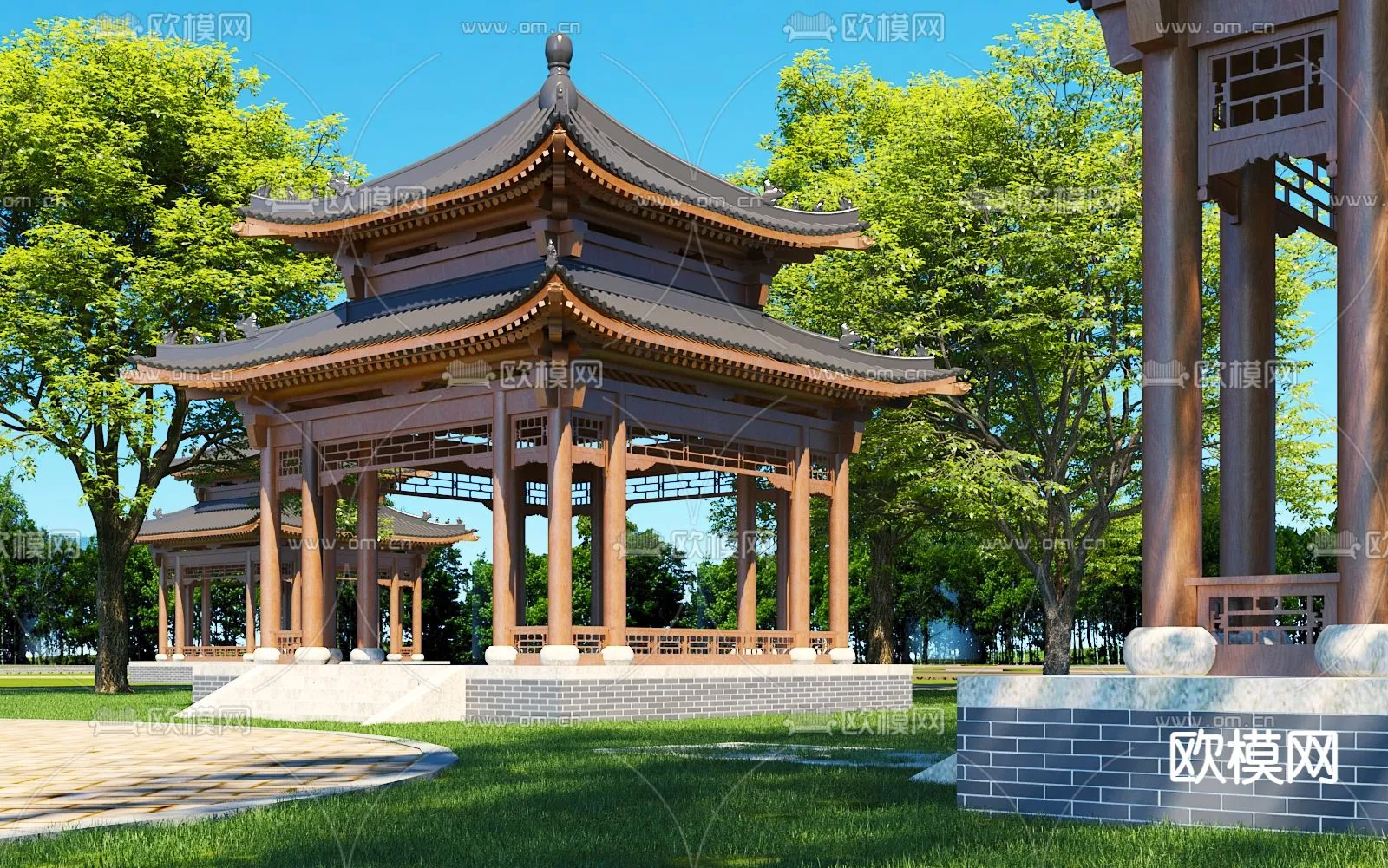 JAPAN GARDEN DECOR 3D MODEL - 033