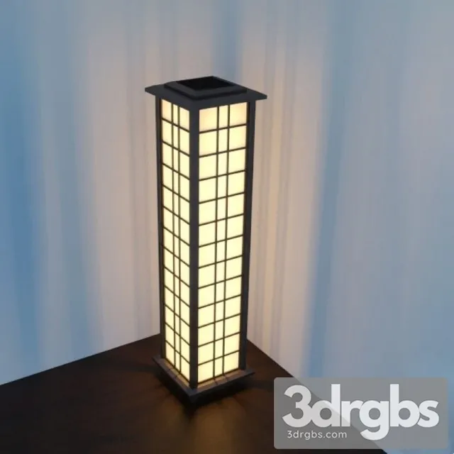 Japan Lamp 3D Model Free