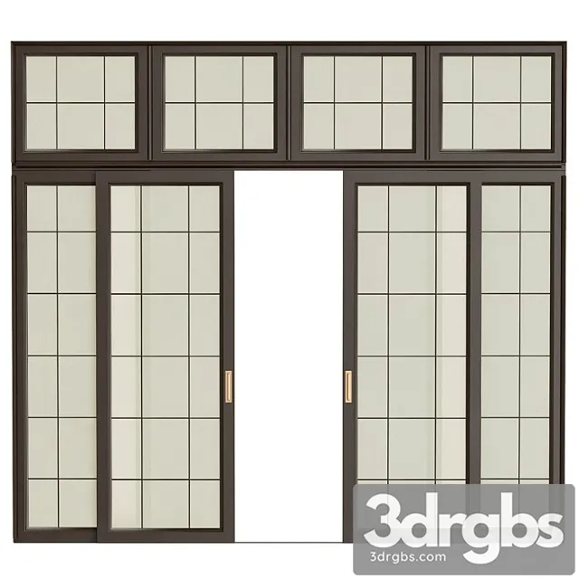 Japanese interior doors 3D Model Free