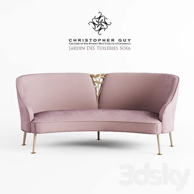 Jardin Des Tuileries Sofa 3DModel
