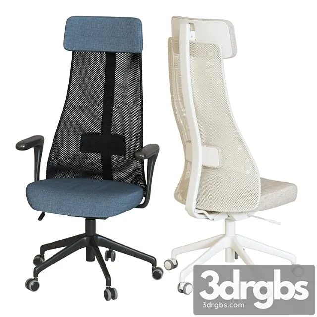 Jarvfjallet swivel chair by ikea 2 3D Model Free