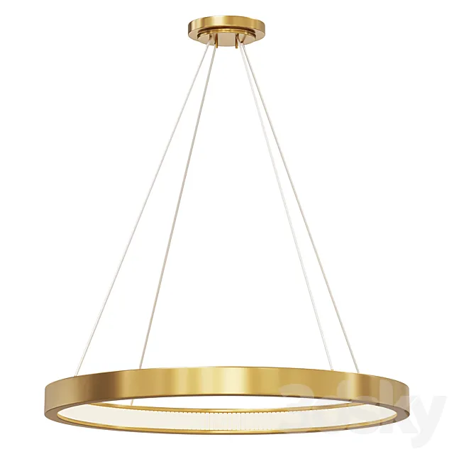 Jasmine Round Pendant By Corbett Lighting 3D Model