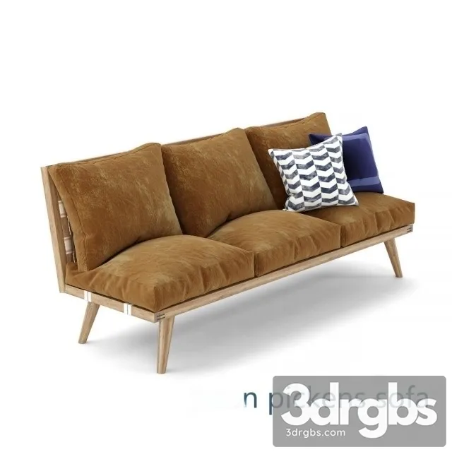 Jason Pickens Sofa 3D Model Free