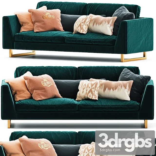 Jasper-modern sofa 2 3D Model Free