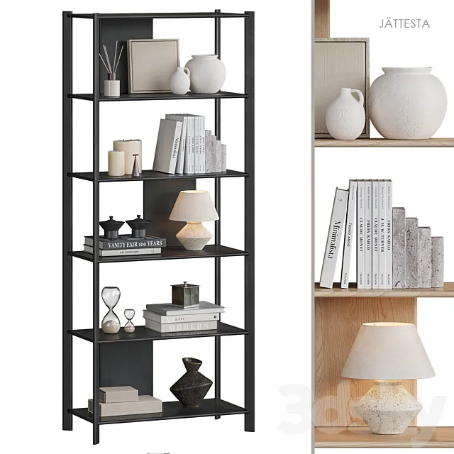 JÄTTESTA IKEA bookcase 3D Model