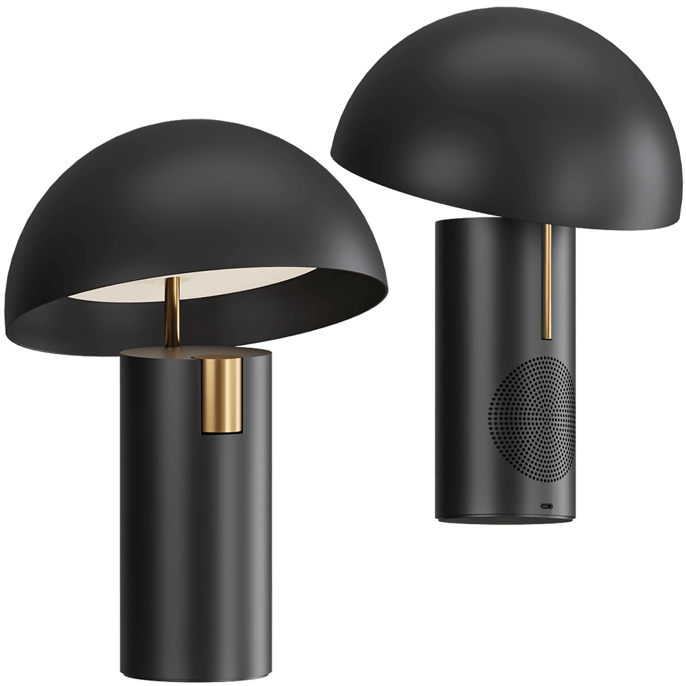 Jaune Fabrique - Table lamp/Speaker Alto 3D Model