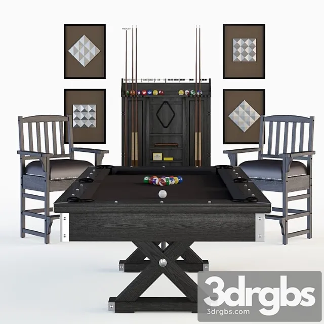 Jaxxon Pool Table 3D Model Download