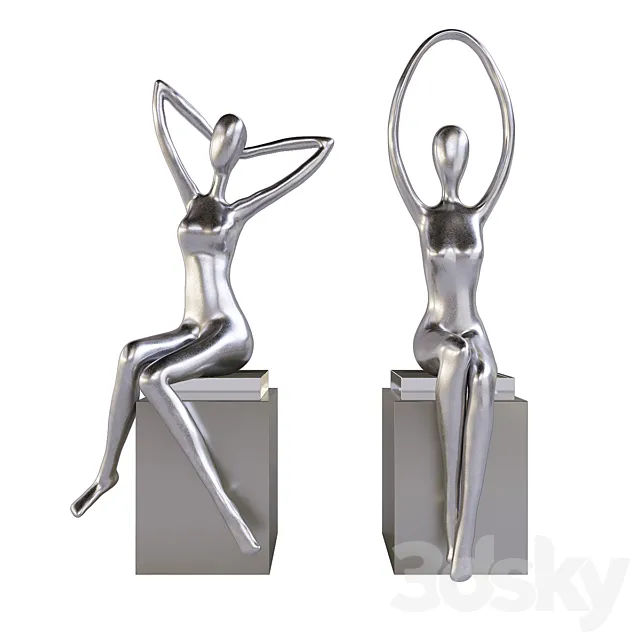 Jaylene Figurines S _ 2 Uttermost 3D Model