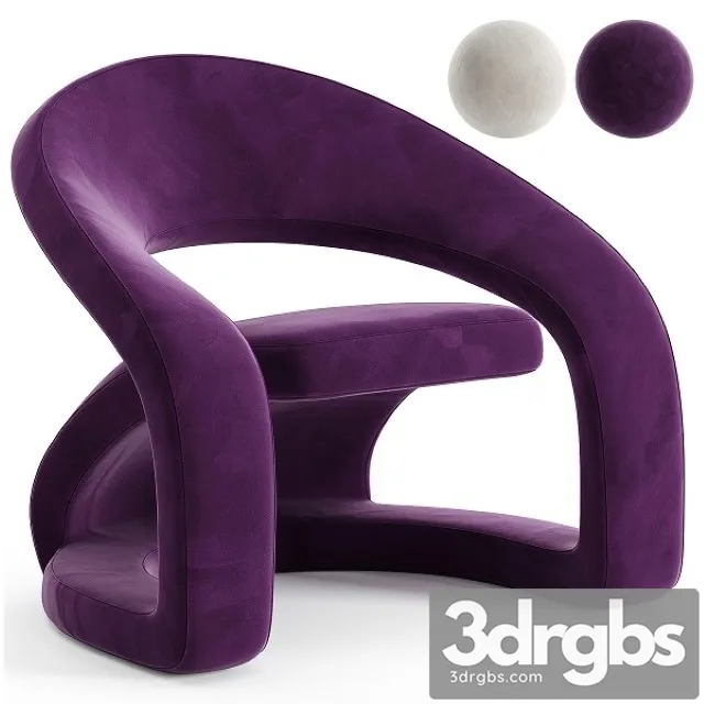 Jaymar Cantilevered Pop Art Chair 3D Model Free