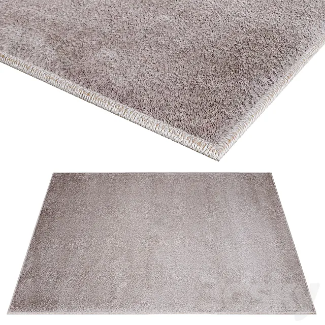 Jazzy 01800 beige rug 3D Model