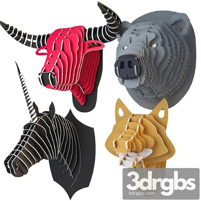 Jc 3d puzzle trophy collection 3 3D Model Free