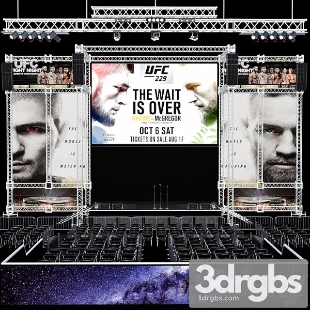 Jc Concert Stage 3 3D Model Free