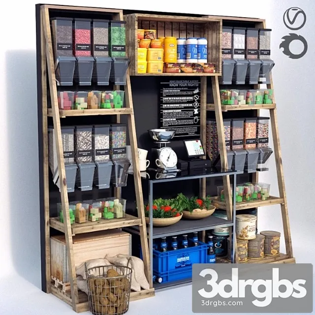 JC Grocery Store 2 3D Model Download