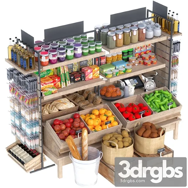 Jc grocery store 7 3D Model Free