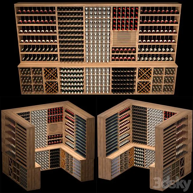 JC Wine Cellar 3 3D Model