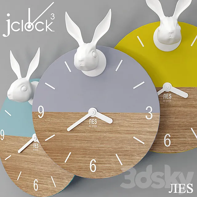 JClock LES _ FOREST _ LES watches 3DModel