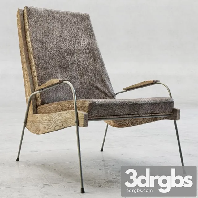 Jean Prouve Chair 4 3D Model Free