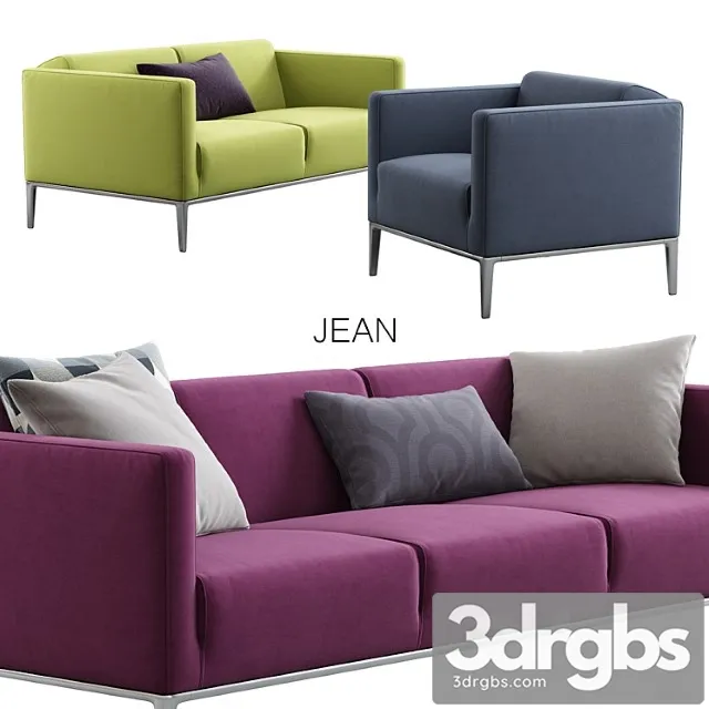Jean Sofa 3D Model Free